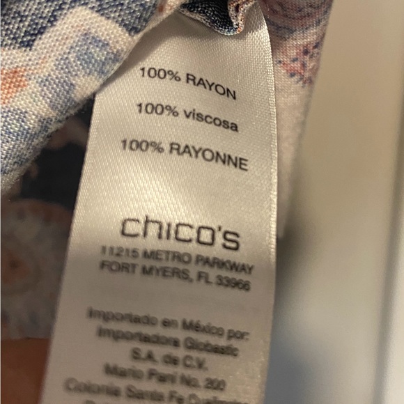 Chico's Patchwork Paisley Top - Picture 3 of 5